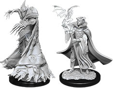Pathfinder: Unpainted Miniatures - Cultist & Devil (W12)