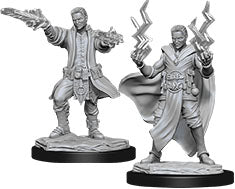 Dungeons & Dragons: Unpainted Miniatures - Human Sorcerer Male (W12)