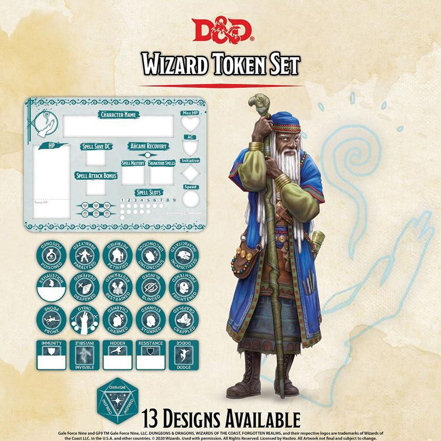 Dungeons & Dragons RPG: Token Set - Wizard
