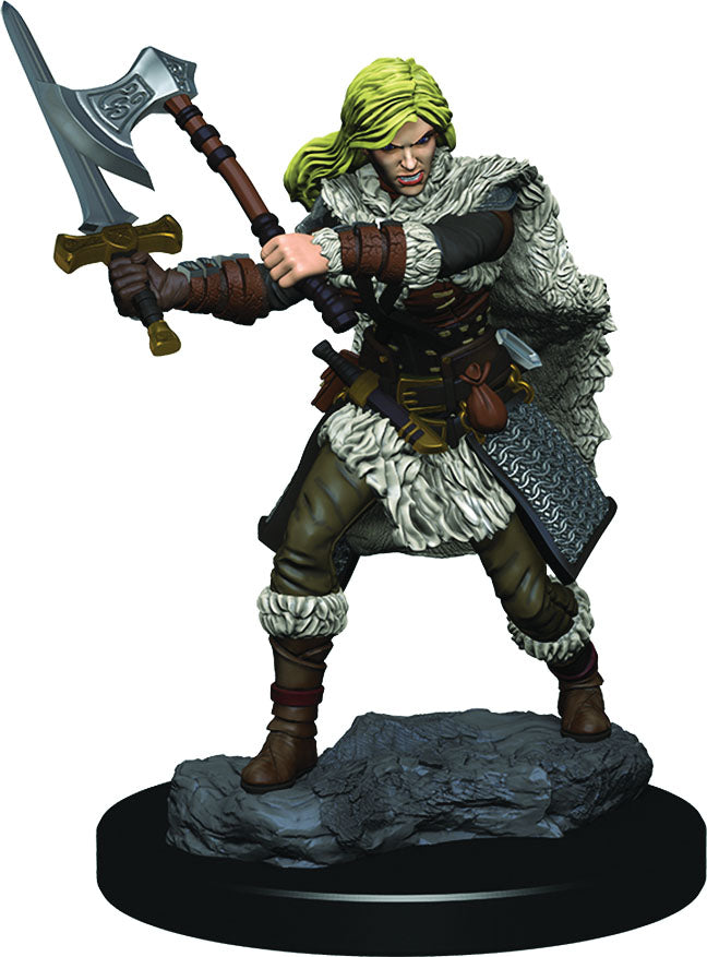 Dungeons & Dragons: Painted Miniatures - Human Barbarian Female