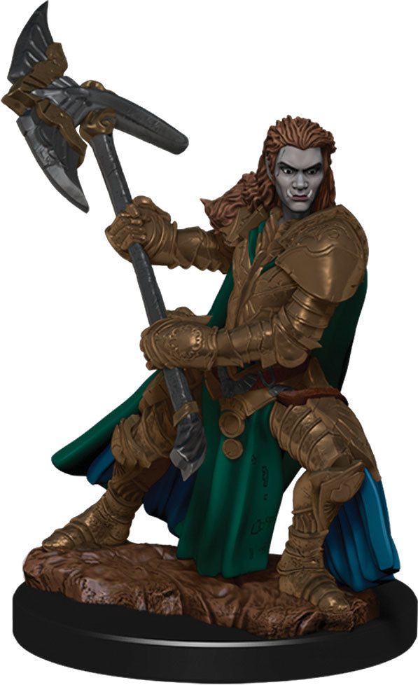 Dungeons & Dragons: Painted Miniatures - Half-Orc Fighter Female (W4)