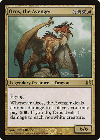 Oros, the Avenger [Commander 2011]