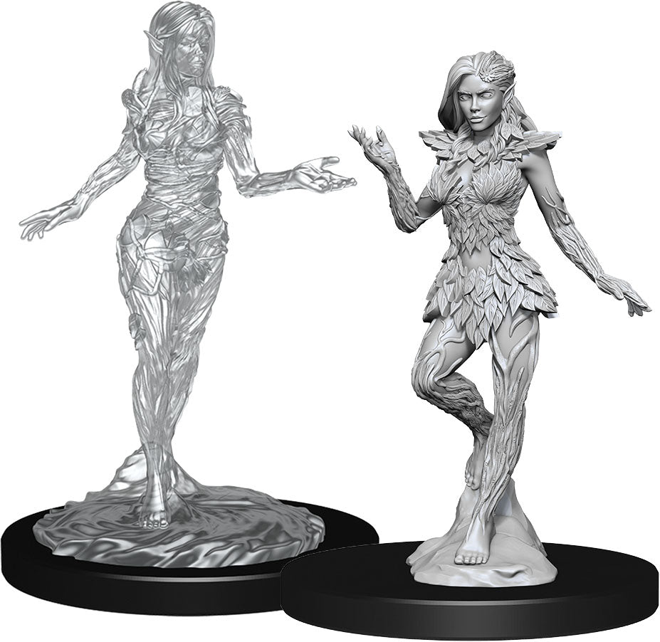 Pathfinder: Unpainted Miniatures - Nymph & Dryad (W14)