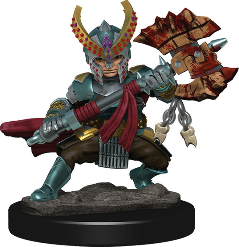 Dungeons & Dragons: Painted Miniatures - Halfling Fighter Female (W5)