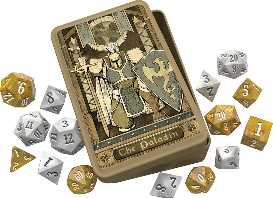 Class RPG Dice Set with Tin: Paladin