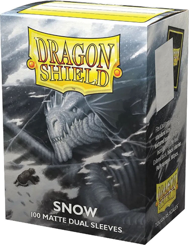 Dragon Shield: Matte Dual - Snow (100)