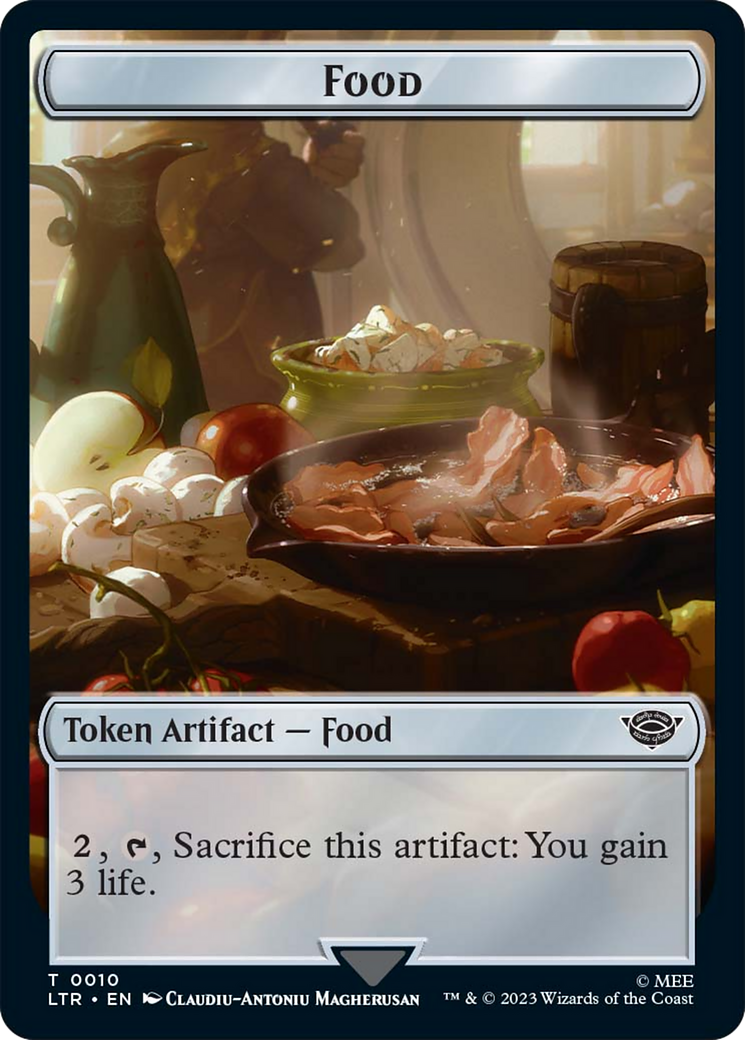 Food (10) // Smaug Double-Sided Token [The Lord of the Rings: Tales of Middle-Earth Tokens]