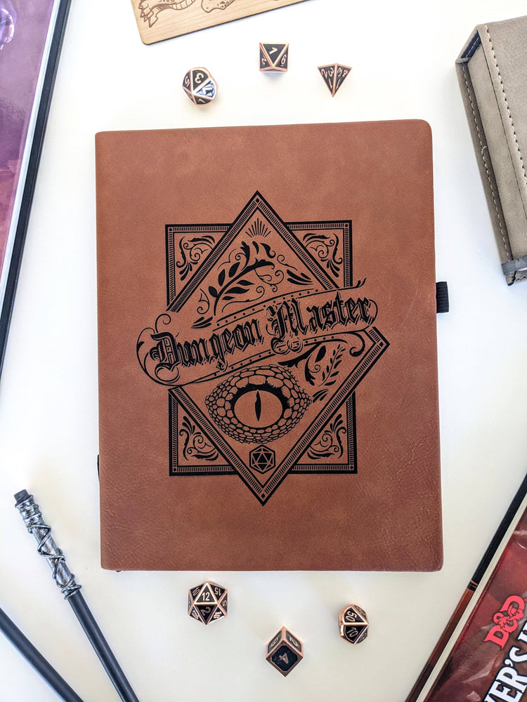 Vegan Leather Journal - Vintage Dungeon Master