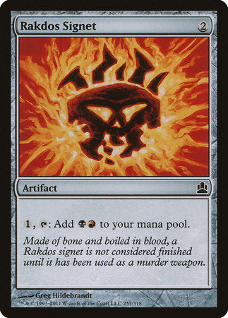 Rakdos Signet [Commander 2011]