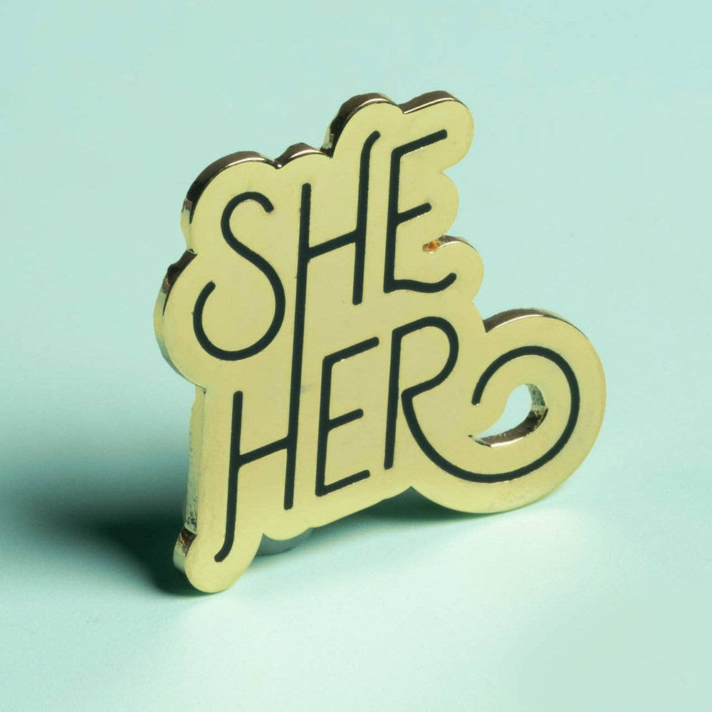 Enamel Pronoun Pin - She/Her