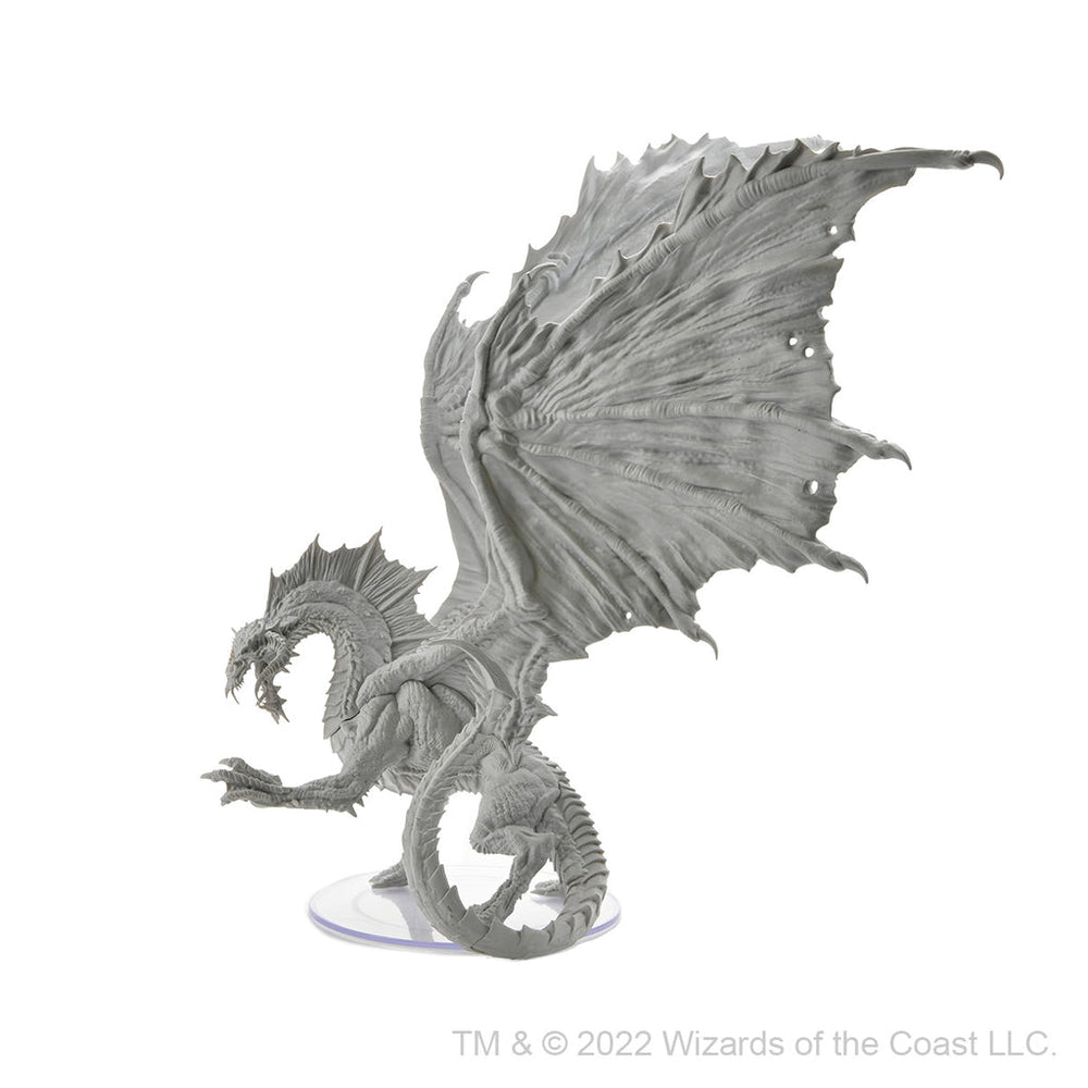 Dungeons & Dragons: Unpainted Miniatures - Adult Black Dragon