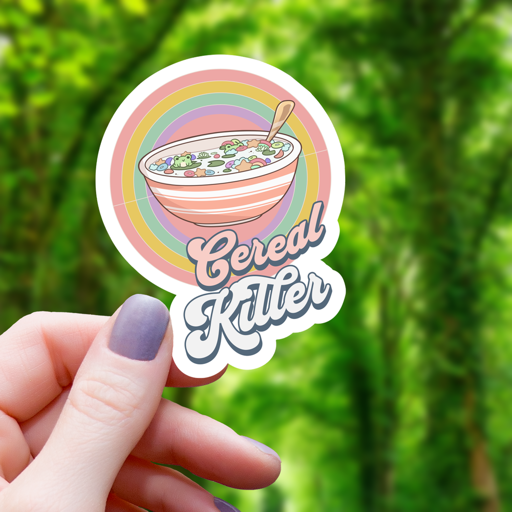 Vinyl Sticker - Frog Cereal Kill