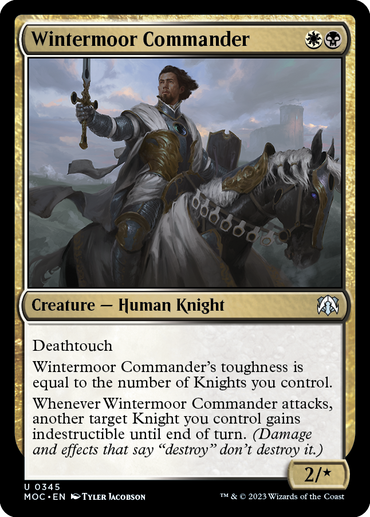 Wintermoor Commander [March of the Machine Commander]