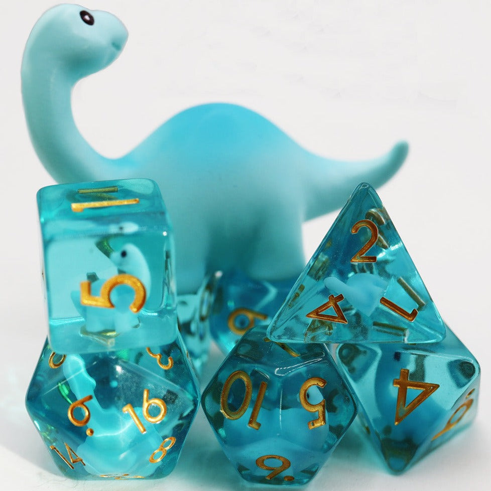 RPG Dice Set - Brontosaurus