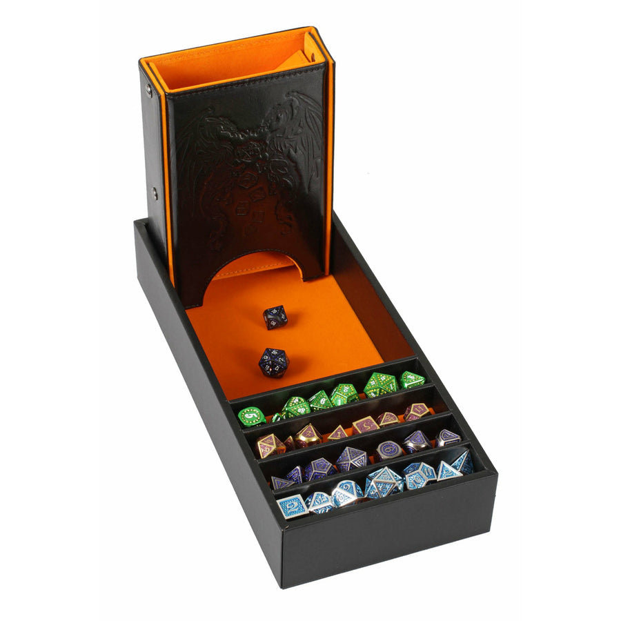 Citadel Dice Tower & Dice Tray - Orange