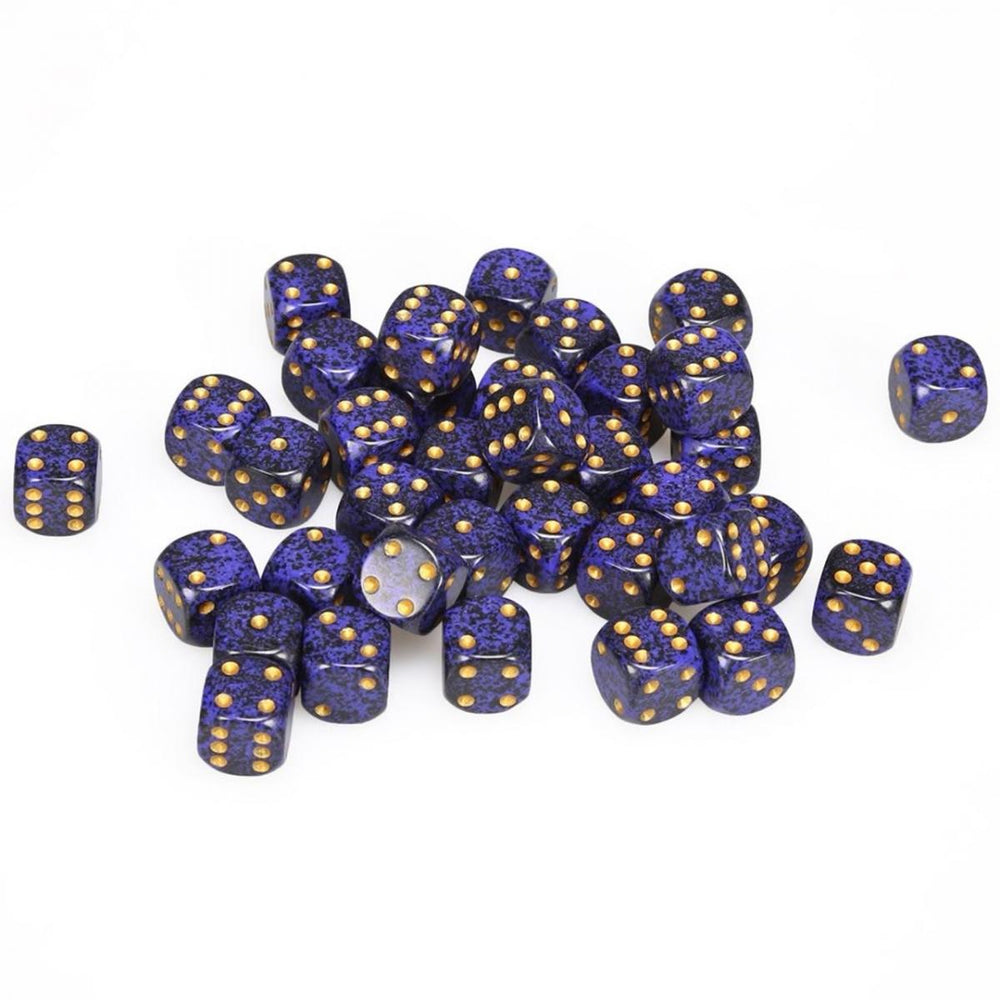 D6 Dice Block: Speckled Cobalt - 12mm (36)