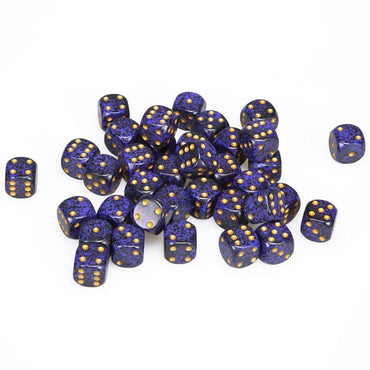 D6 Dice Block: Speckled Cobalt - 12mm (36)