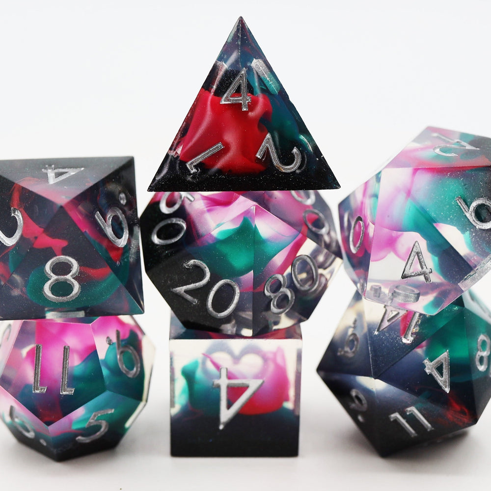 Sharp Edge Resin Dice Set - Daytona