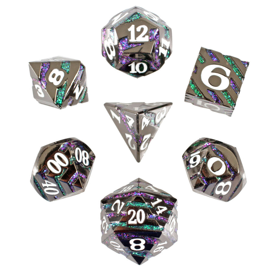 Metal RPG Dice Set - Eldritch Mystery