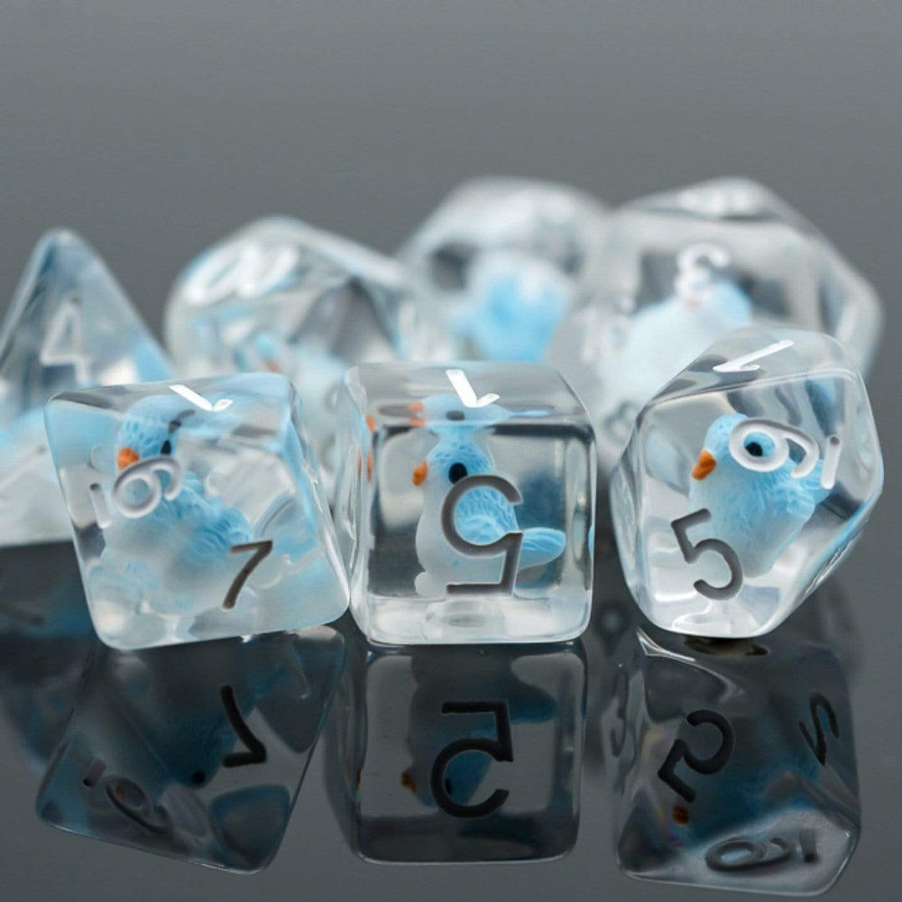 RPG Dice Set - Blue Bird