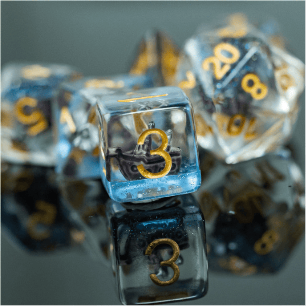 RPG Dice Set - Boat