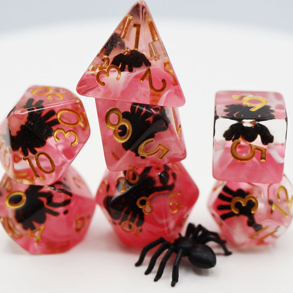 RPG Dice Set - Terror Spider