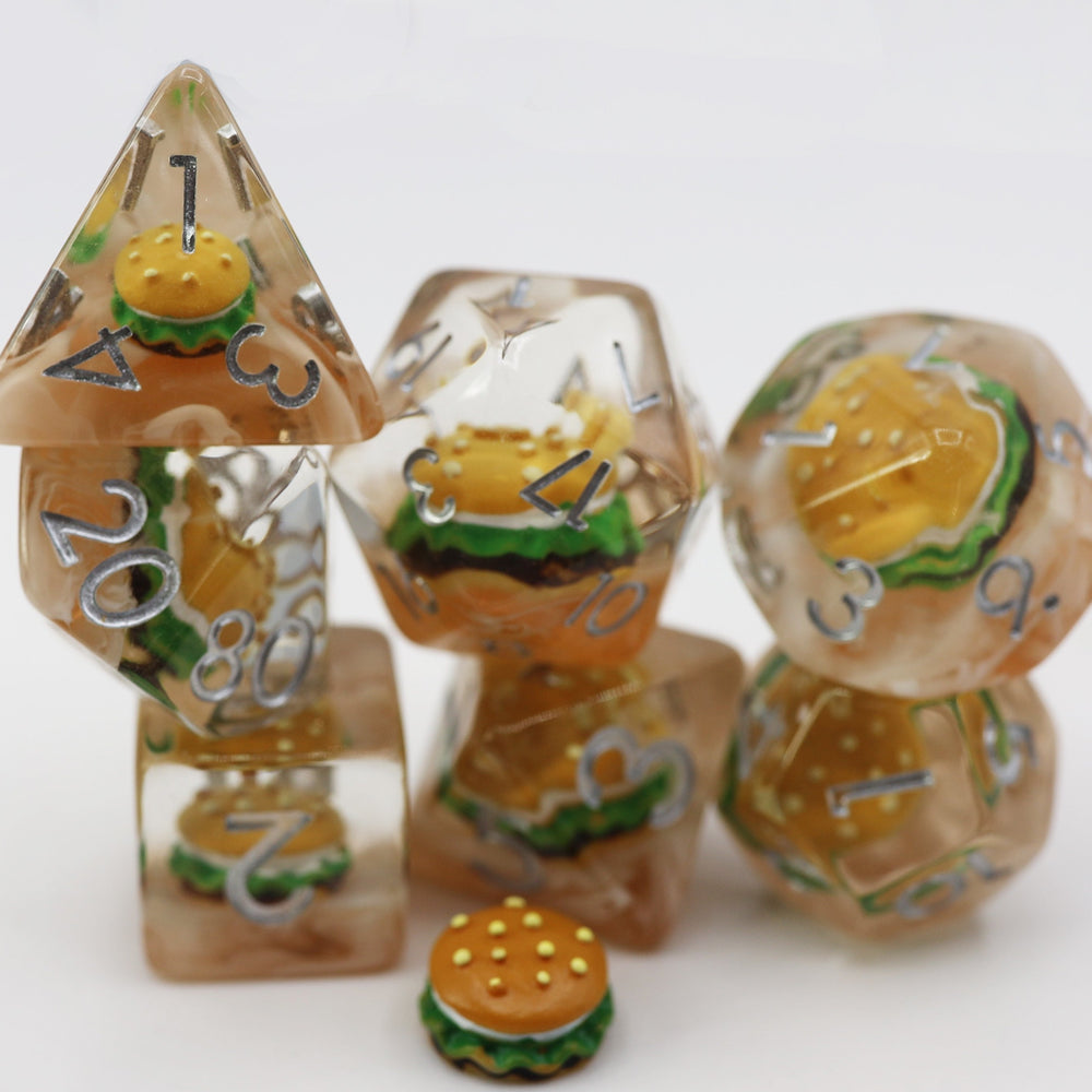 RPG Dice Set - Hamburger