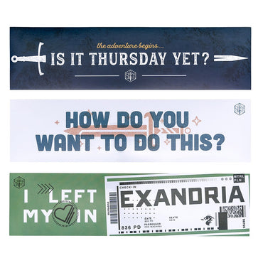 Critical Role: Critical Role Bumper Stickers (3-Pack)