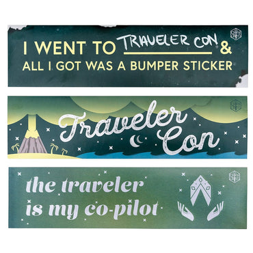 Critical Role: Traveler Con Bumper Sticker (3-Pack)