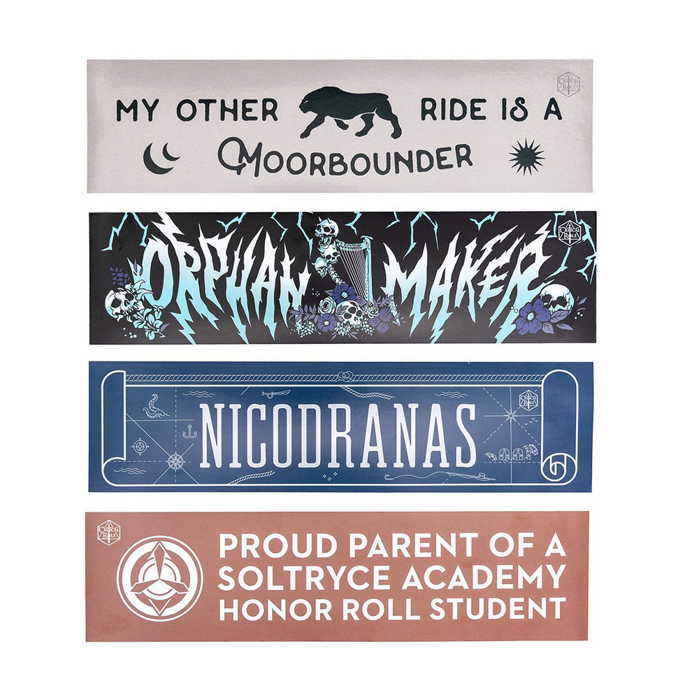 Critical Role: Mighty Nein Bumper Stickers (4-Pack)