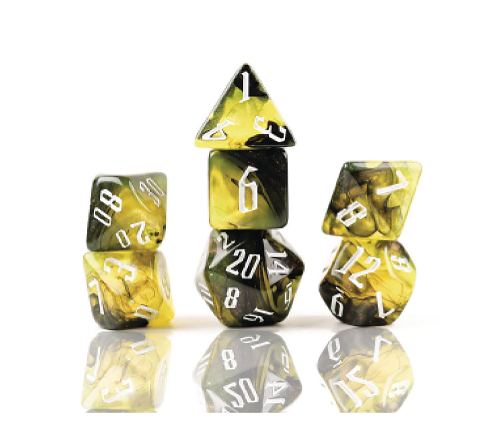 RPG Dice Set: Poison Nebula