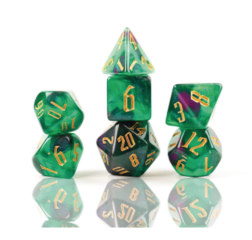 RPG Dice Set: Skybox Nebula