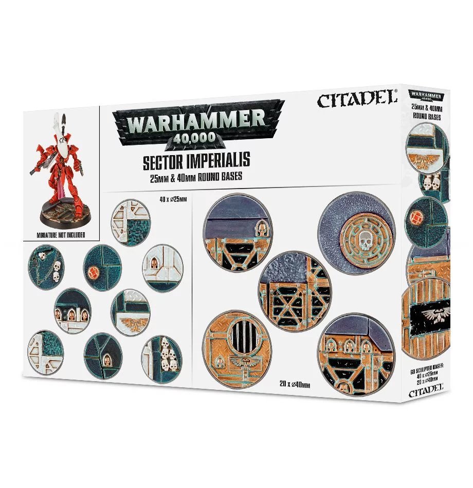 Sector Imperialis: 25mm & 40mm Round Bases