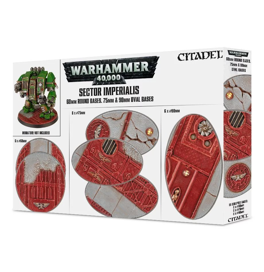 Sector Imperialis: 60mm Round & 75mm/90mm Oval Bases