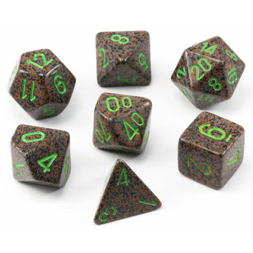 RPG Dice Set: Speckled Earth