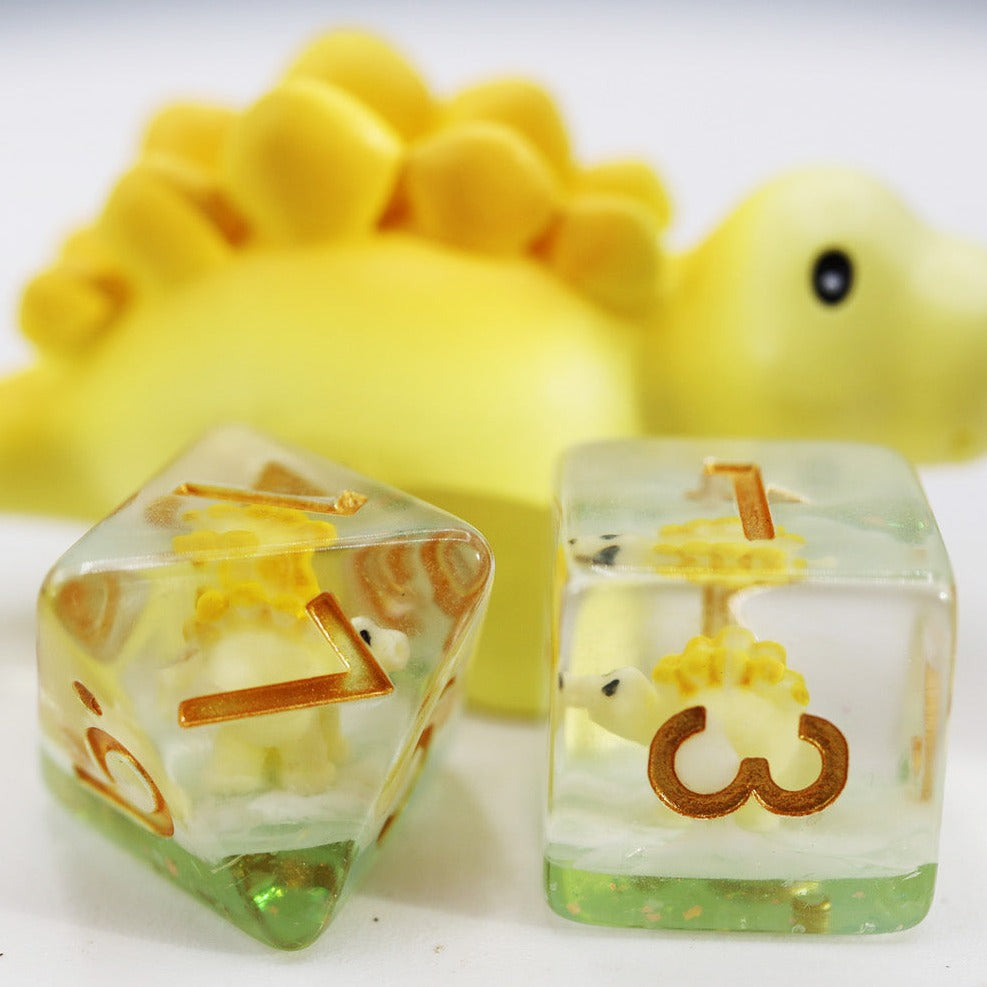 RPG Dice Set - Stegosaurus