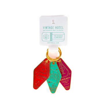 Critical Role: Vintage Hotel Keychain Set (3-Pack)