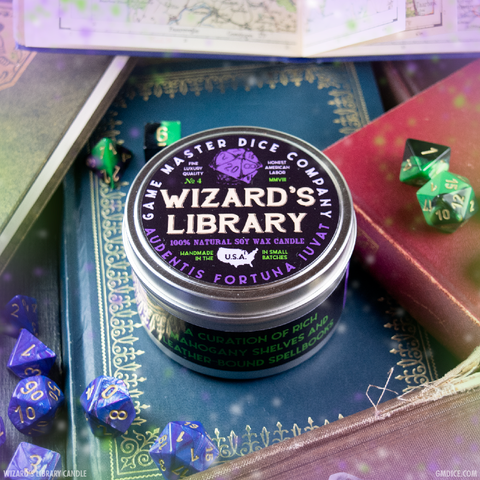 RPG Candle - Wizard's Library