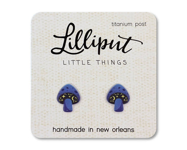 Cosmic Mushroom Earrings