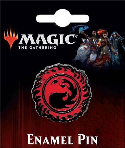MTG Enamel Pin - Red Mountain Mana