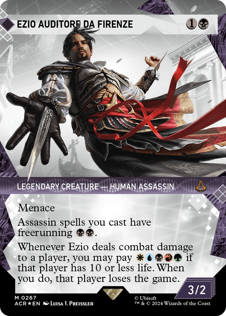 Ezio Auditore da Firenze (Showcase) (Textured Foil) [Assassin's Creed]