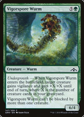 Vigorspore Wurm [Guilds of Ravnica]