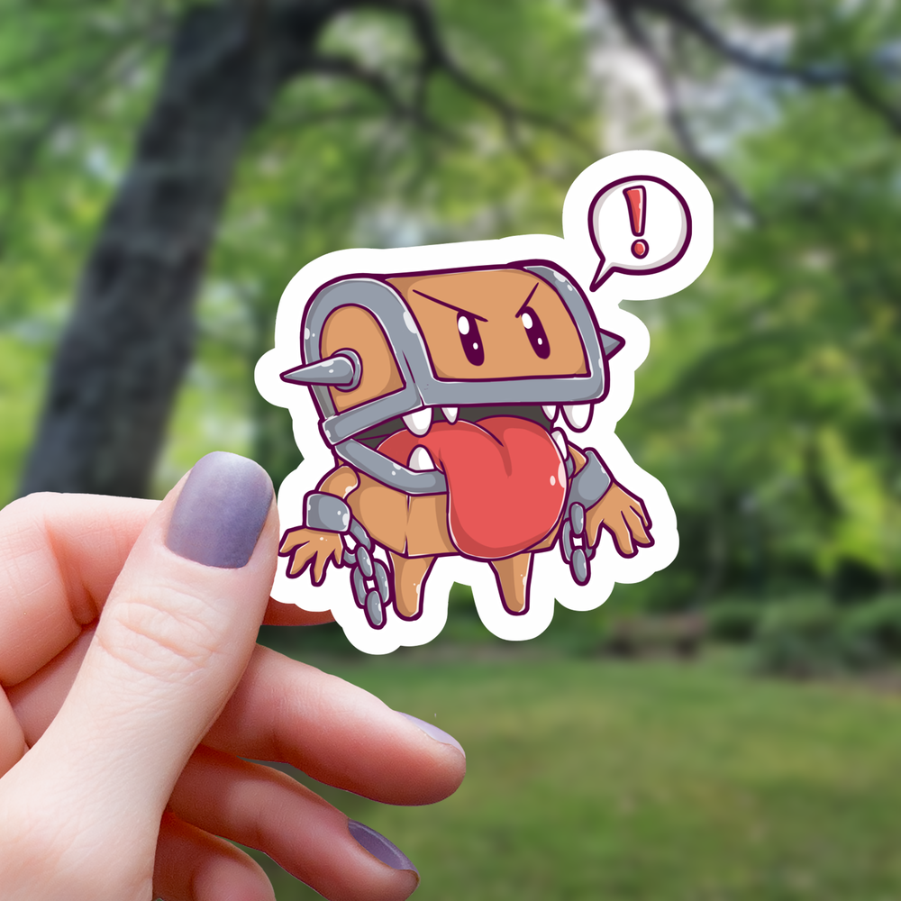 Vinyl Sticker - Startled Mimic Monster
