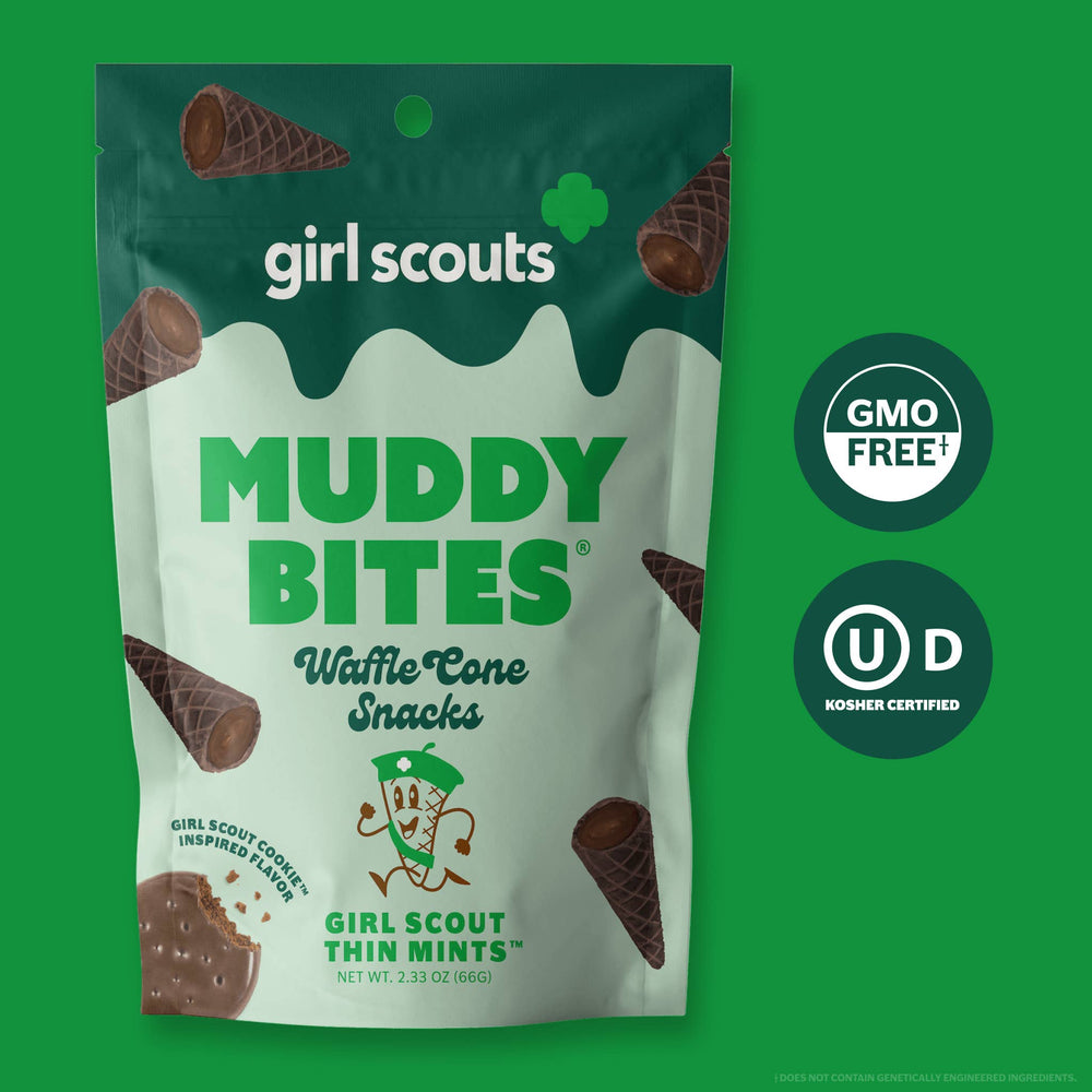 Muddy Bites - Thin Mint Waffle Cone Snacks
