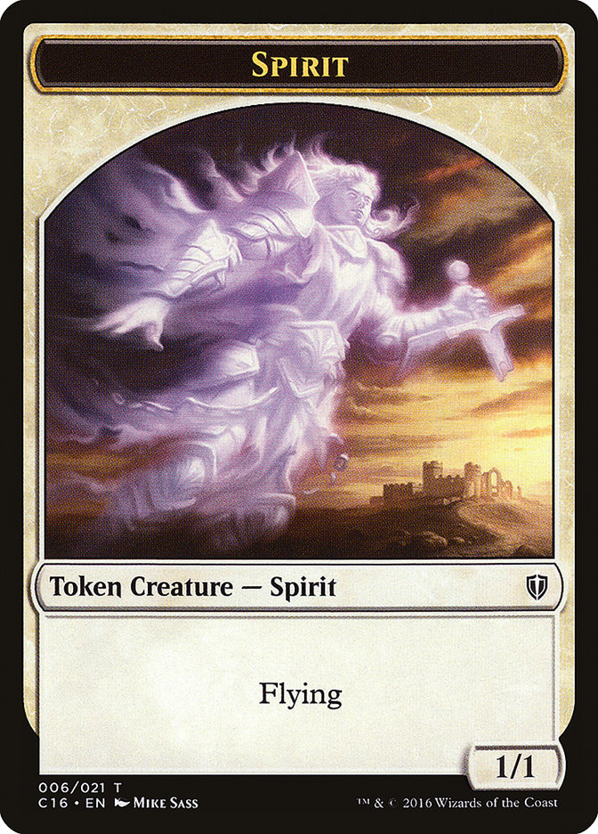 Spirit (006) // Bird (002) Double-Sided Token [Commander 2016 Tokens]
