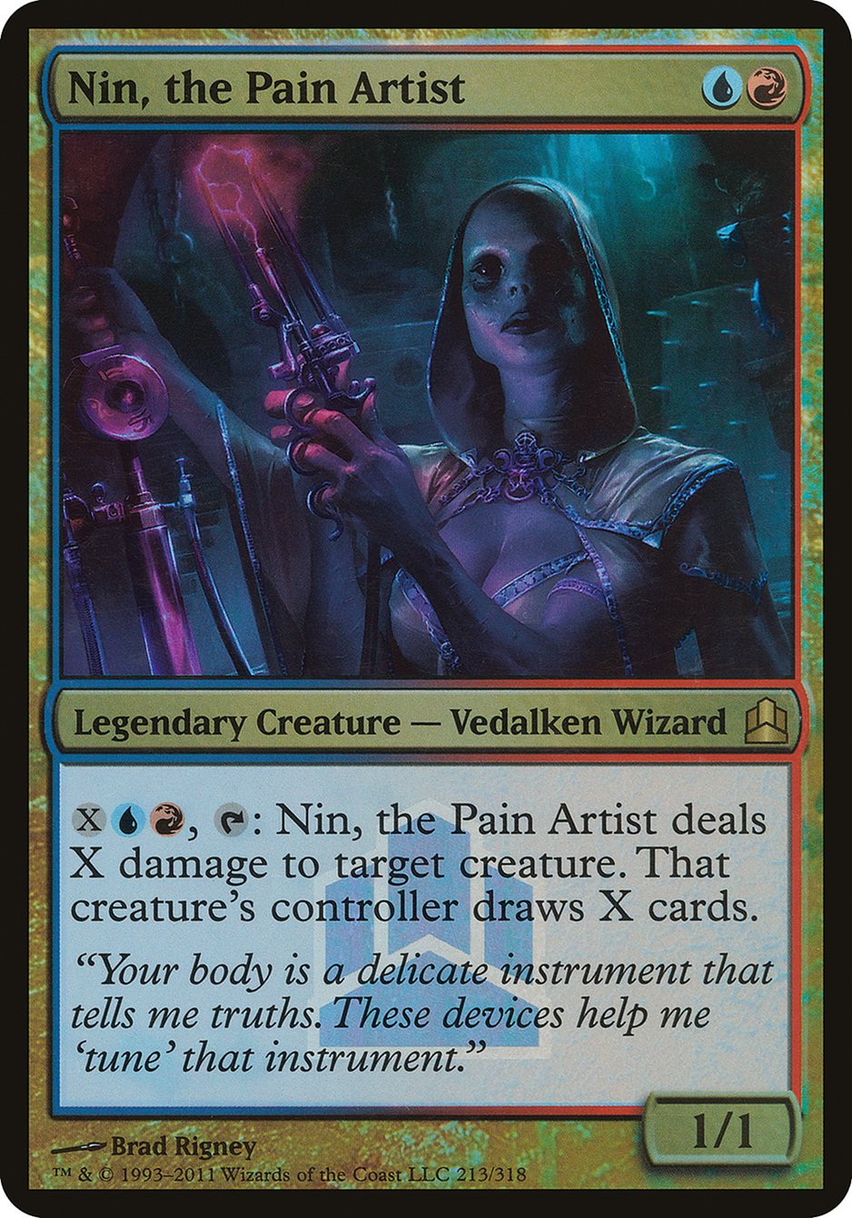 Nin, the Pain Artist (Launch) (Oversized) [Commander 2011 Oversized]
