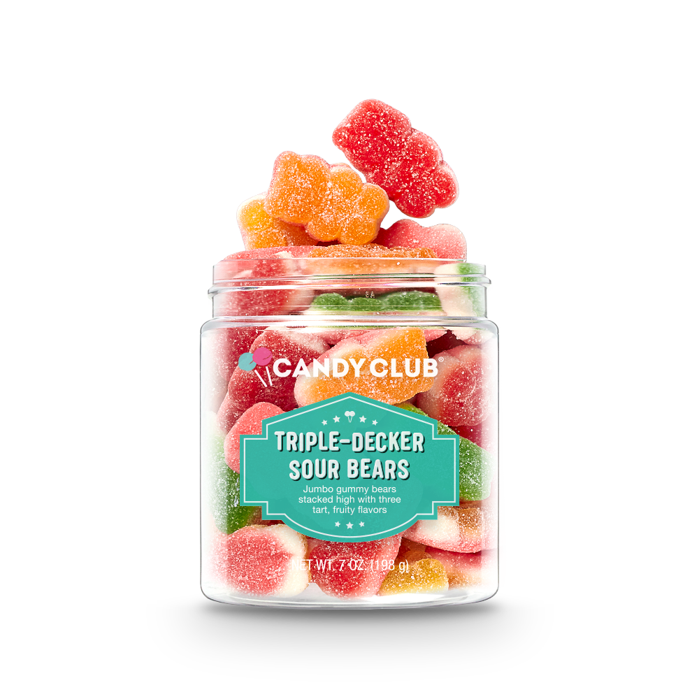 Gourmet Candy - Triple-Decker Sour Gummy Bears