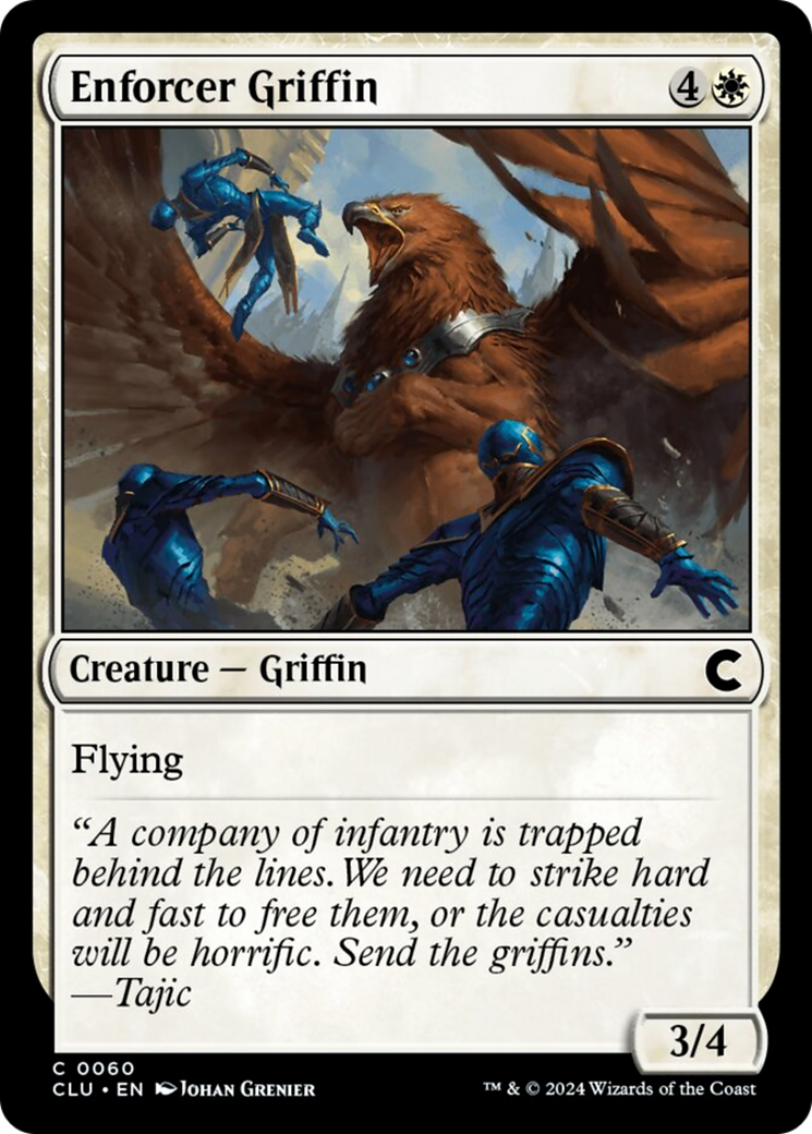 Enforcer Griffin [Ravnica: Clue Edition]