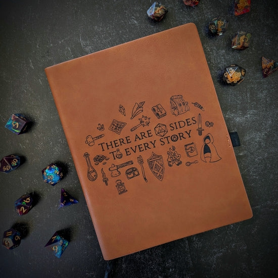 Vegan Leather Journal - There Are 20 Sides To Every Story