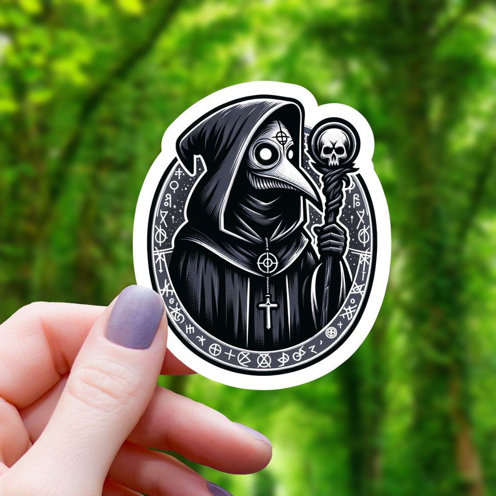 Vinyl Sticker - Occult Plague Doctor